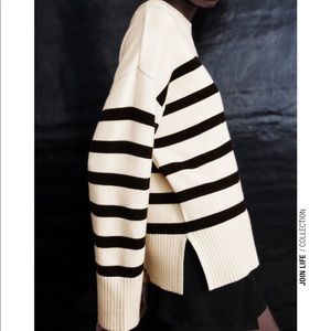 Zara stripe sweater M 3519/136